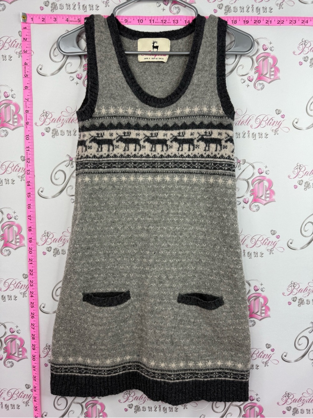 atmosphere dress wool pockets knit knitted winter warm cozy